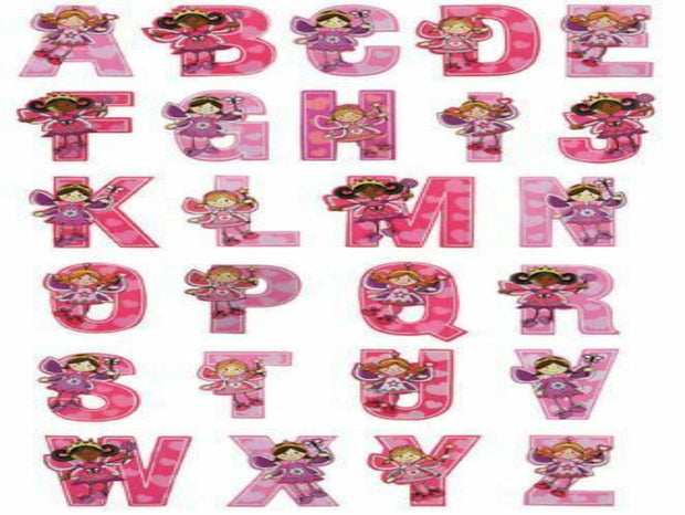 Personalised Wooden Girls Fairy Letters Bedroom Door Name