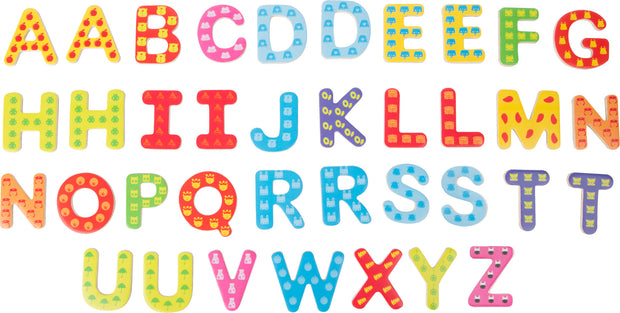 Colorful Magnetic Wooden Alphabet Letters for Personalized Kids' Decor and Learning