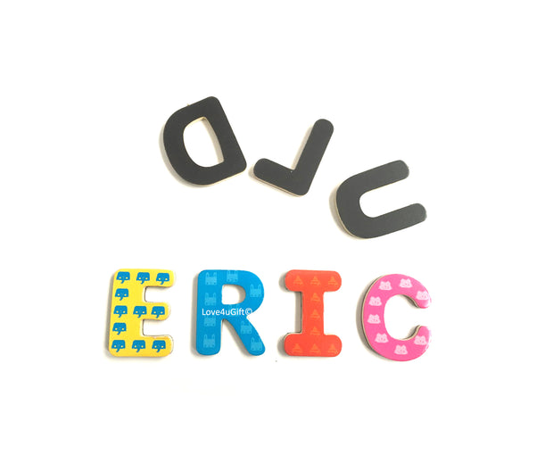 Colorful Magnetic Wooden Alphabet Letters for Personalized Kids' Decor and Learning
